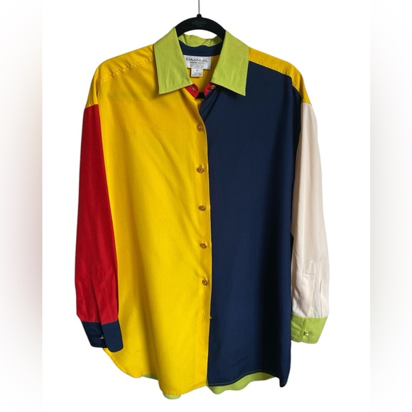 Emanuel Ungaro Tops - Vintage Y2K EMANUEL UNGARO Women’s 100% Silk Blouse Size 8